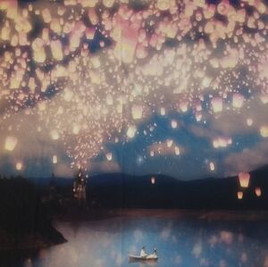 Floating Lantern Tapestry
